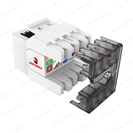 לבן 180 מעלותשקע קיסטוןשקע RJ45 cat5e utp